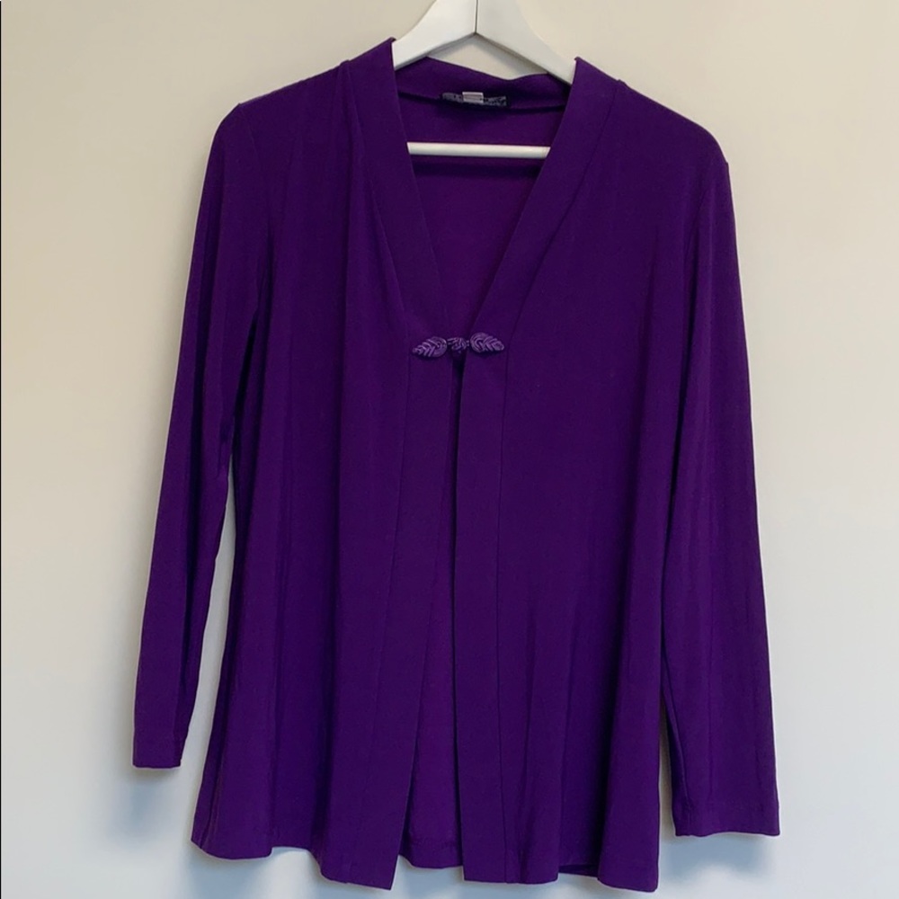 CSC purple vintage cardigan size medium